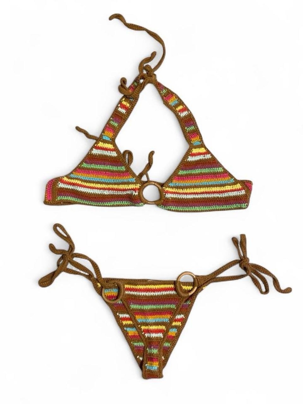 Y2K Audi Bagus Multicolor Bikini Set